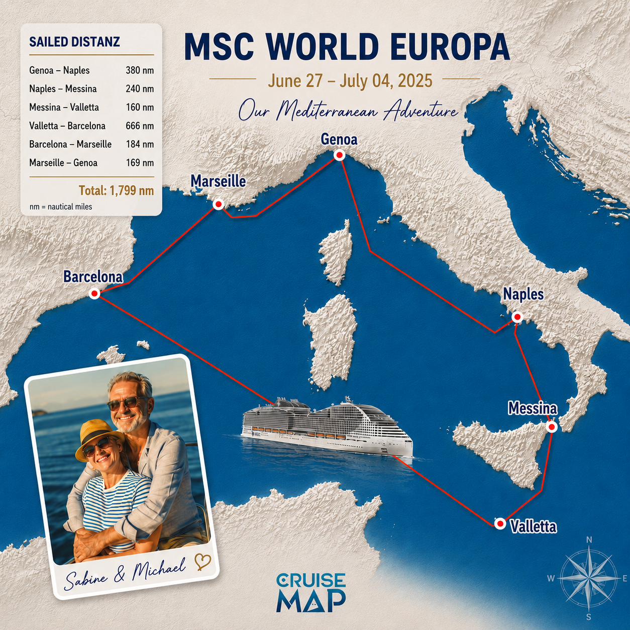CruiseMap Social My Cruise
