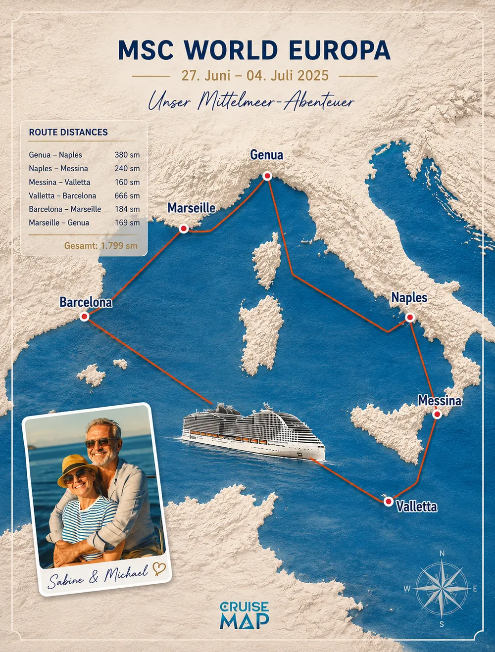 CruiseMap Social — Pure
