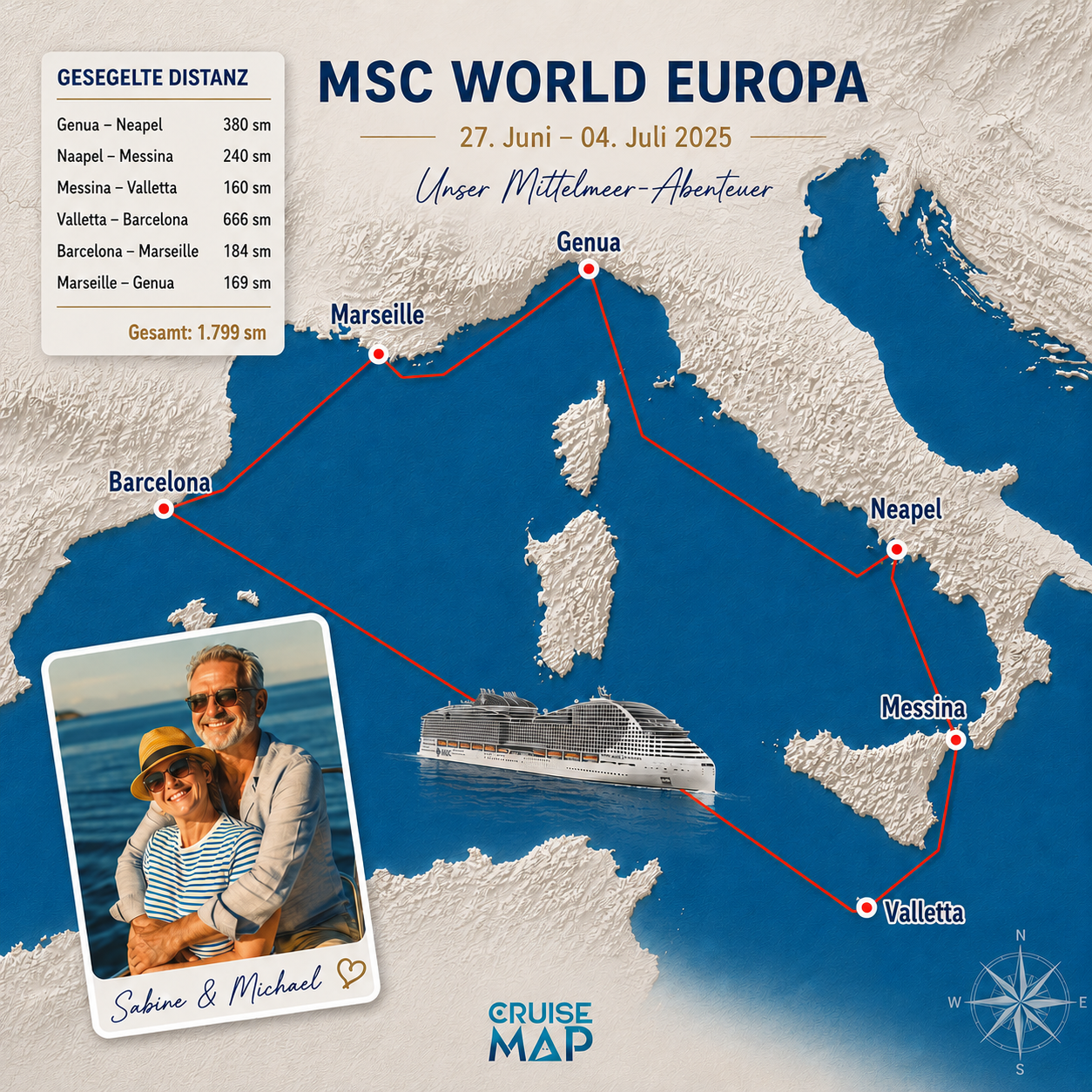 CruiseMap Social My Cruise