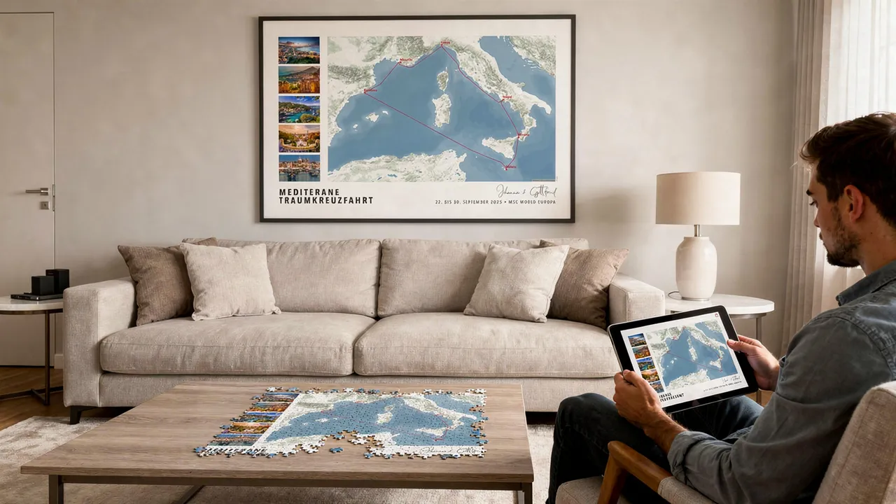 CruiseMap WallArt